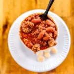 Homemade Chili Bowl